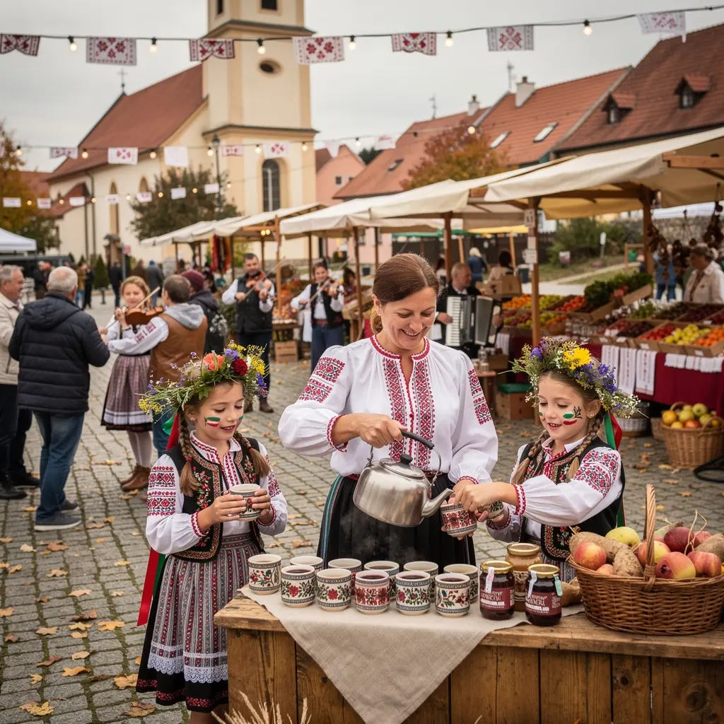 Zmes čaju s bobuľami boysenberry, zobrazujúca bohaté farby a textúry.