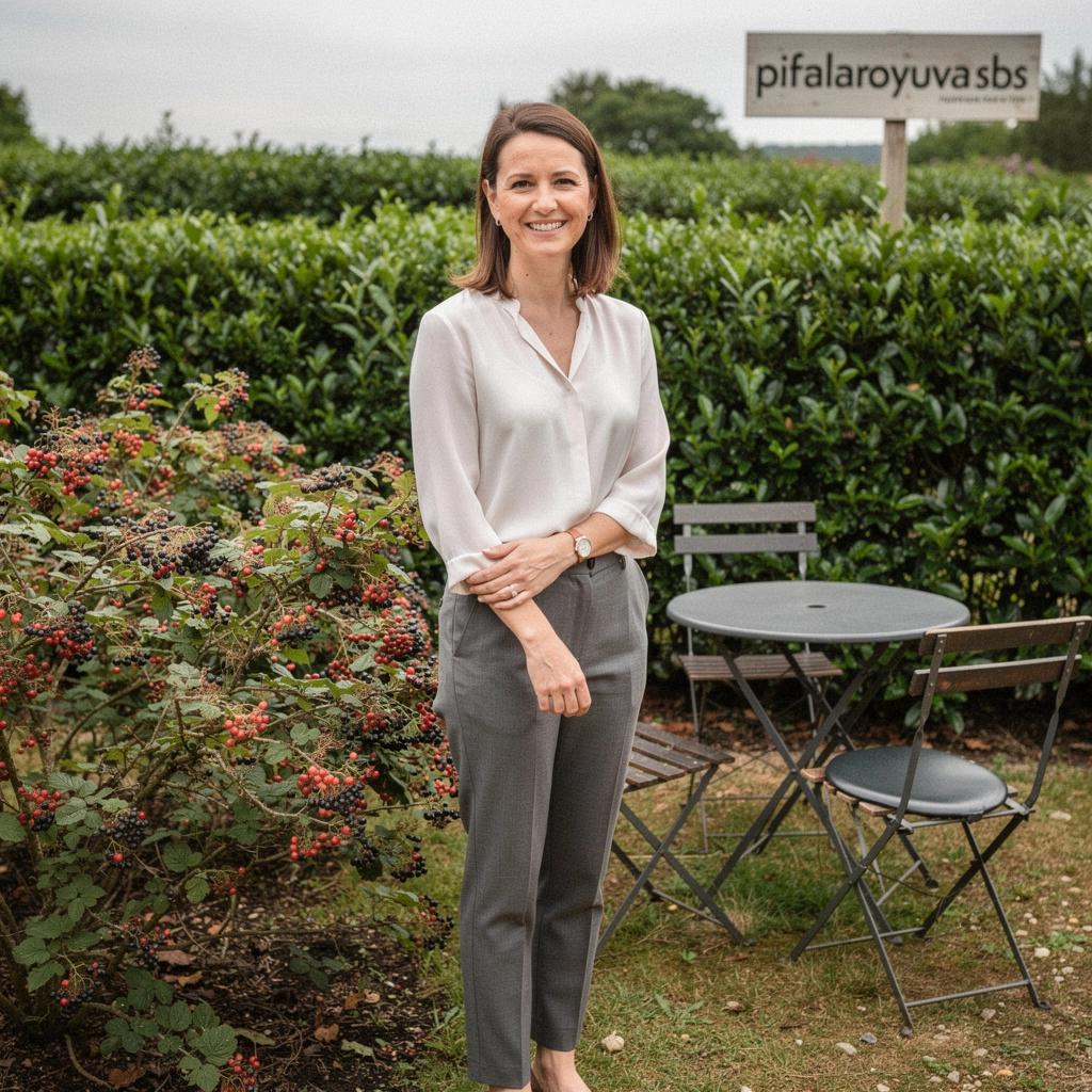 Lesná scenéria s čajom z boysenberry, evokujúca prírodu a sviežosť.